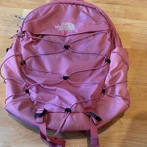 The North Face Pink Borealis Backpack/laptop bag